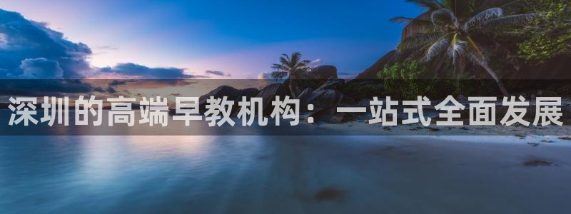 天狮娱乐招商66六26：深圳的高端早教机构：一站式全面发展