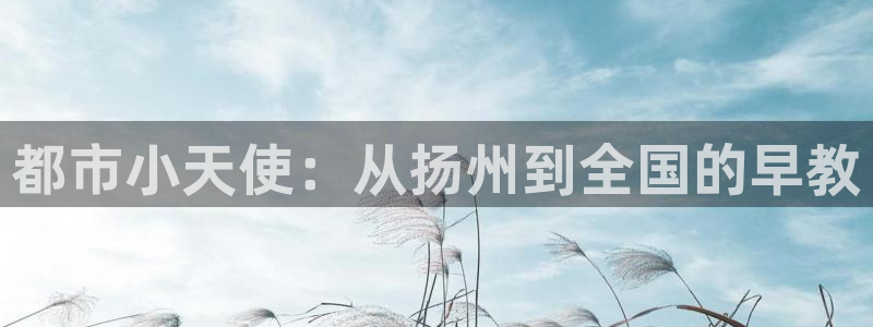 天狮娱乐代理是谁：都市小天使：从扬州到全国的早教